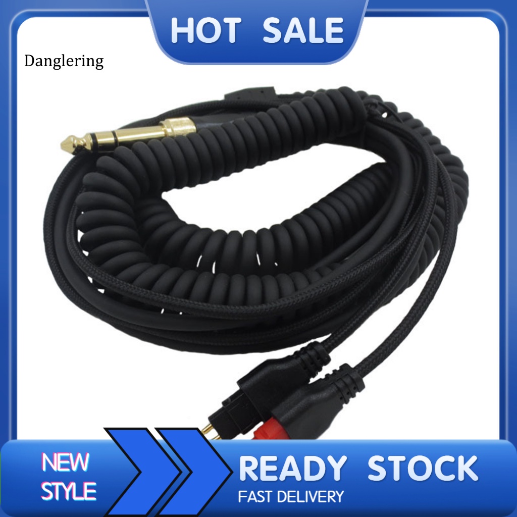 DL Audio Cable Antiinterference Stable Transmission Elastic 35mm 2Pin