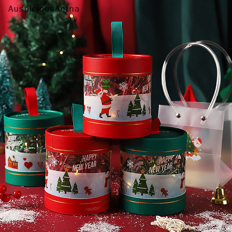 【Aetna】 Christmas Candy Box Gift Apples Mousse Cake Hug Bucket Dessert ...