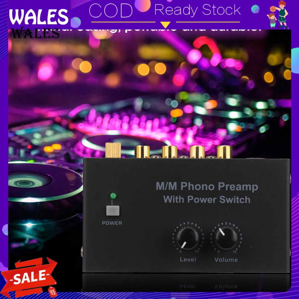 KGZPP500 Phonograph Preamplifier Mini Line Level Signal RCA Input