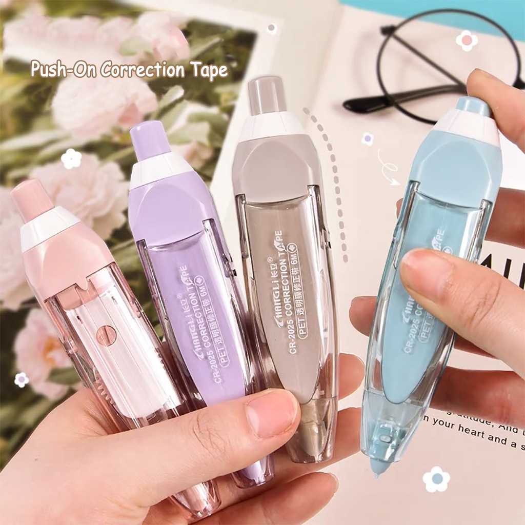 6m cute big correction tape push correction tape with pattern