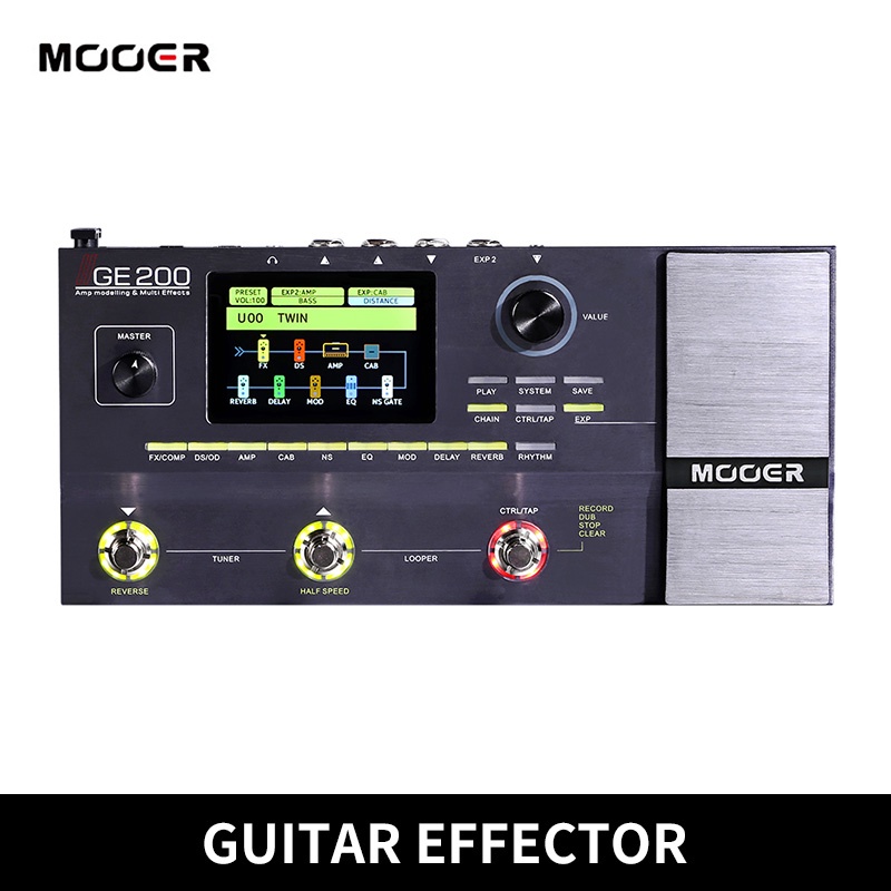 MOOER GE200 Amp Modelling & Multi Effects Pedal 55 Amplifier Models 26