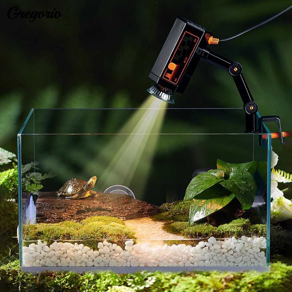 Gregorio Turtle Basking Lamp Lamp for Turtles Adjustable 360° Rotatable
