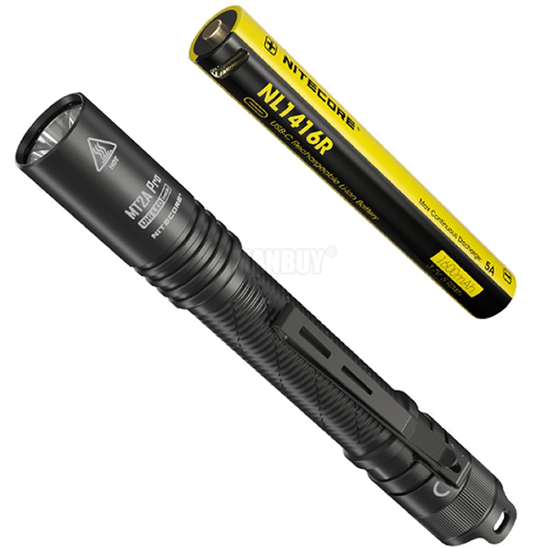 Nitecore MT2A Pro 1000 Lumens USB-C Charging Flashlight | Shopee ...