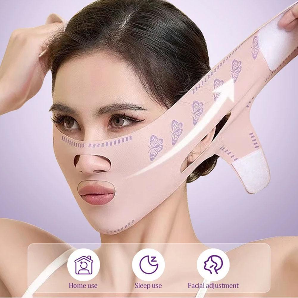Soft Comfortable FaceLift Bandage Highly Elastic Breathable VFace Bandage Lifting Tightening