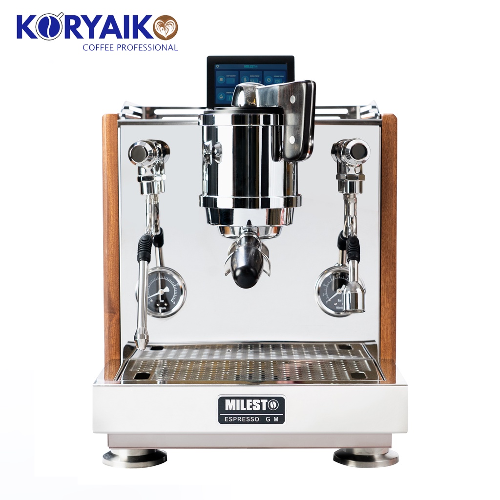 Milesto EM60 TanTu Dual Copper Boilers Rotary Pump Commercial Espresso