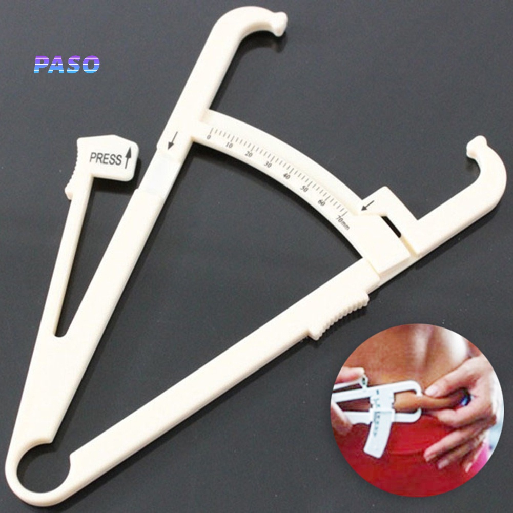 PSO-Fitness Skinfold Weight Loss Body Fat Tester Measure Chart Caliper ...