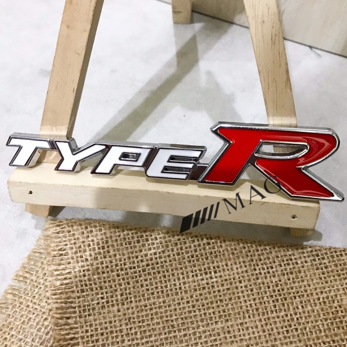 MERAH PUTIH Emblem 3D Car Sticker TYPE-R Metal Sticker TypeR TYPE R ...