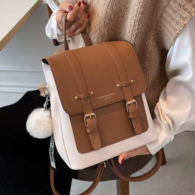 New British Fashion Backpack Large Capacity Waterproof Travel Backpack ...