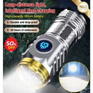Three~Eyed'Monster Mini Flashlight Flash Super Power Waterproof-Outdoor  Travel-A