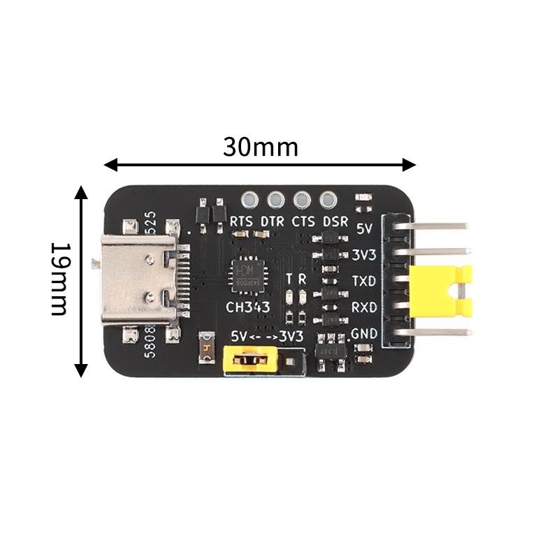 CH343 USB Type-C to TTL Serial Port Board Conversion module 6Mbps High ...