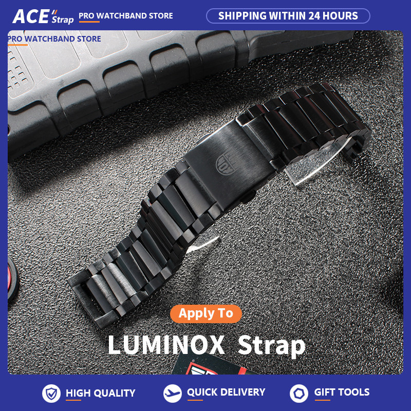 Custom Elegance Leather 23 mm Watch Strap 1823_luminox_K0021204 main image 1