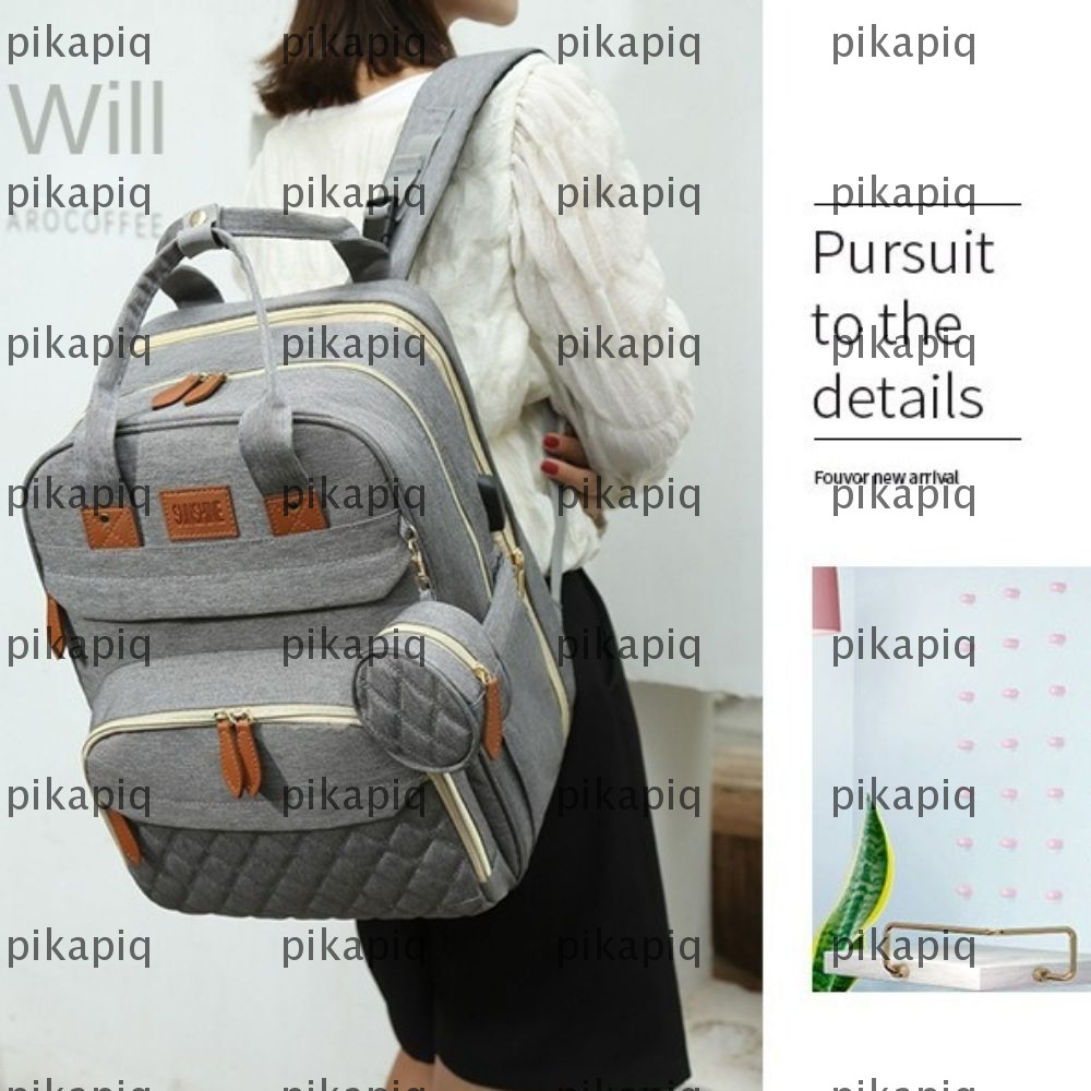 Nappy Changing Bag Backpack, Baby Diaper Bag With Changing Pad