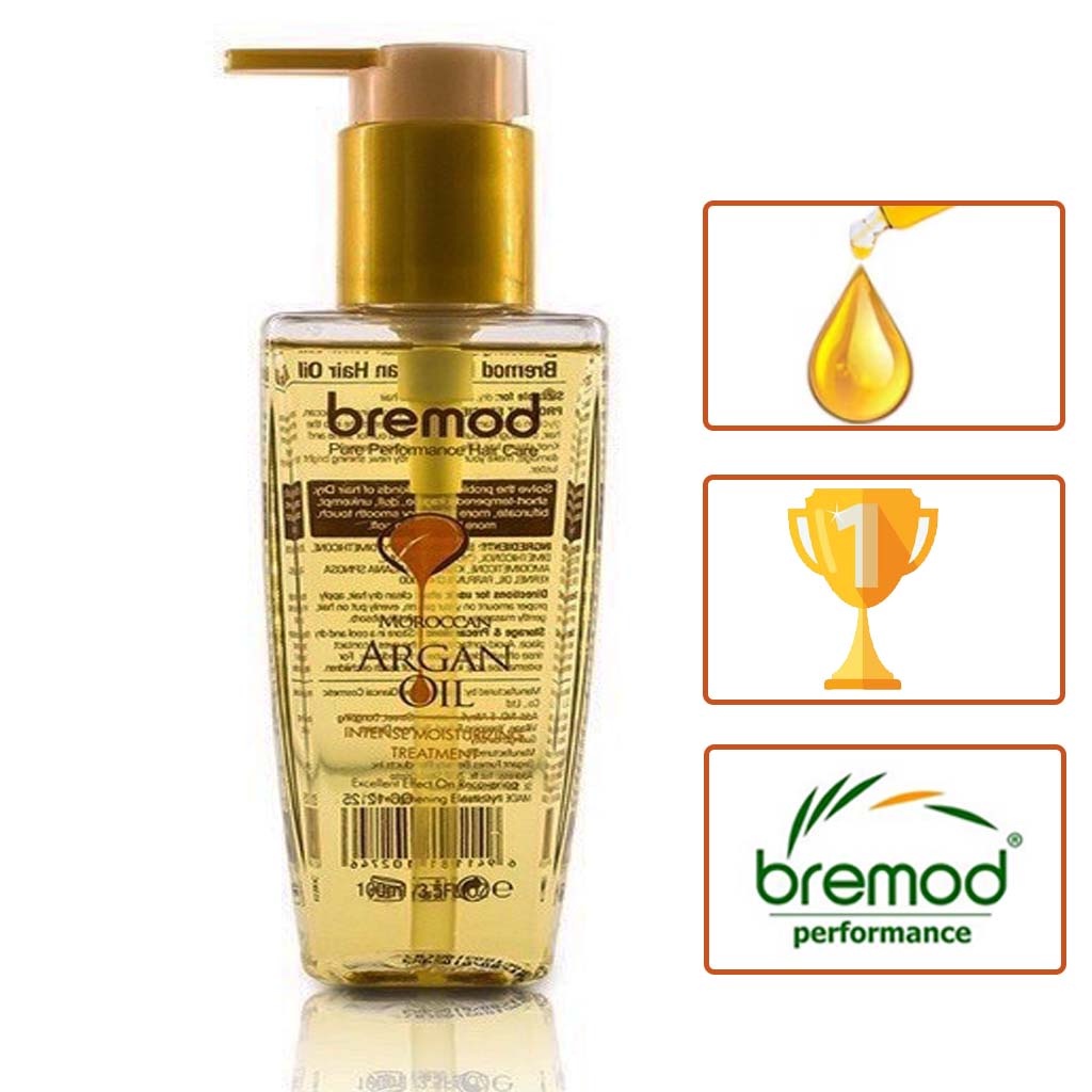 Bremod hair serum Vitamin E Argan Oil Serum good for Dry, Frizzy, Newly