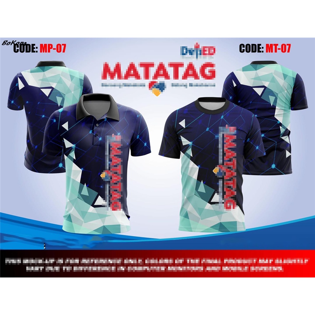 MATATAG UNIFORM SUBLIMATION CODE-07 DEPED BADGE | Shopee Philippines