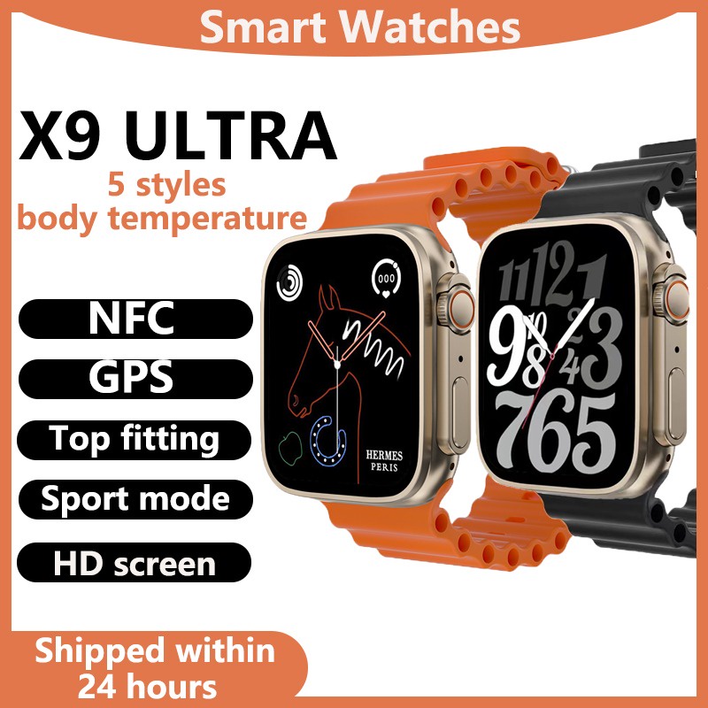 2023 New X9 Super Smart Watch Ultra Series 8 NFC Sports Watch Bluetooth ...