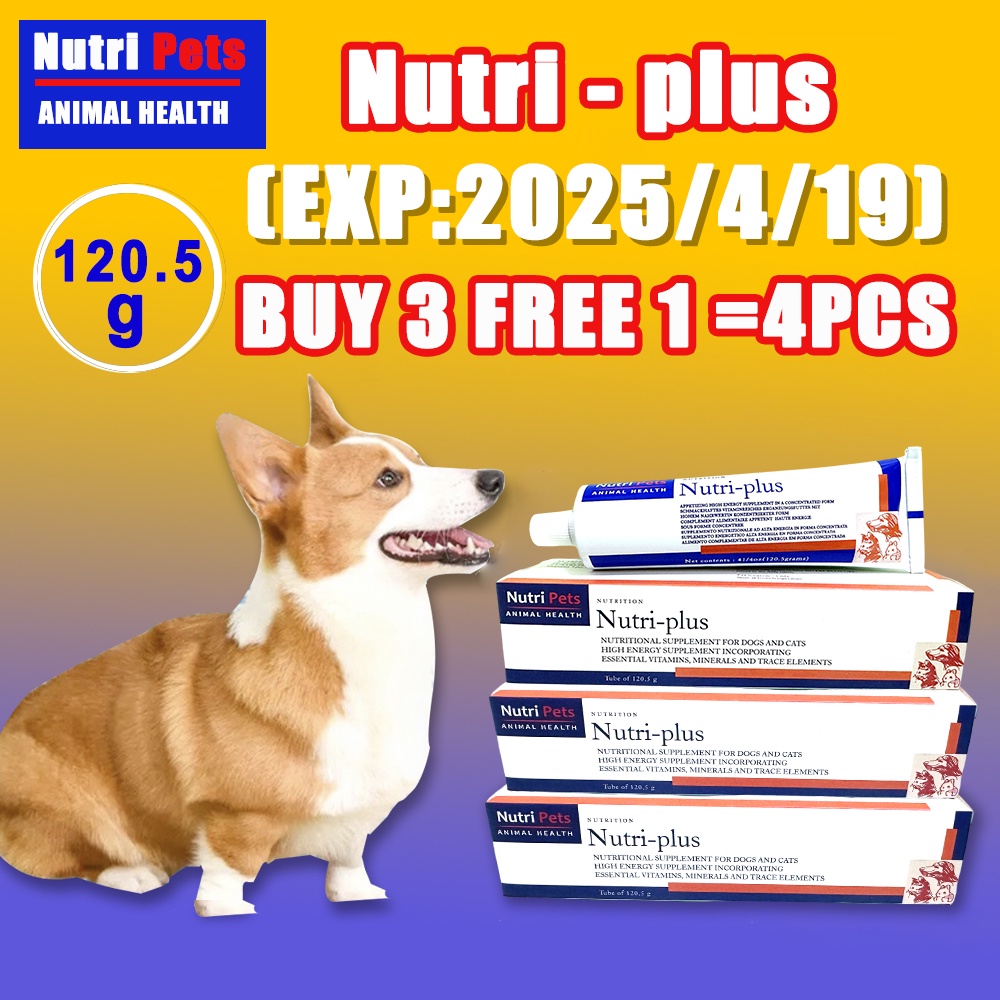 Original NUTRIPETS Nutriplus Nutri Plus Multivitamins for Dogs Cats