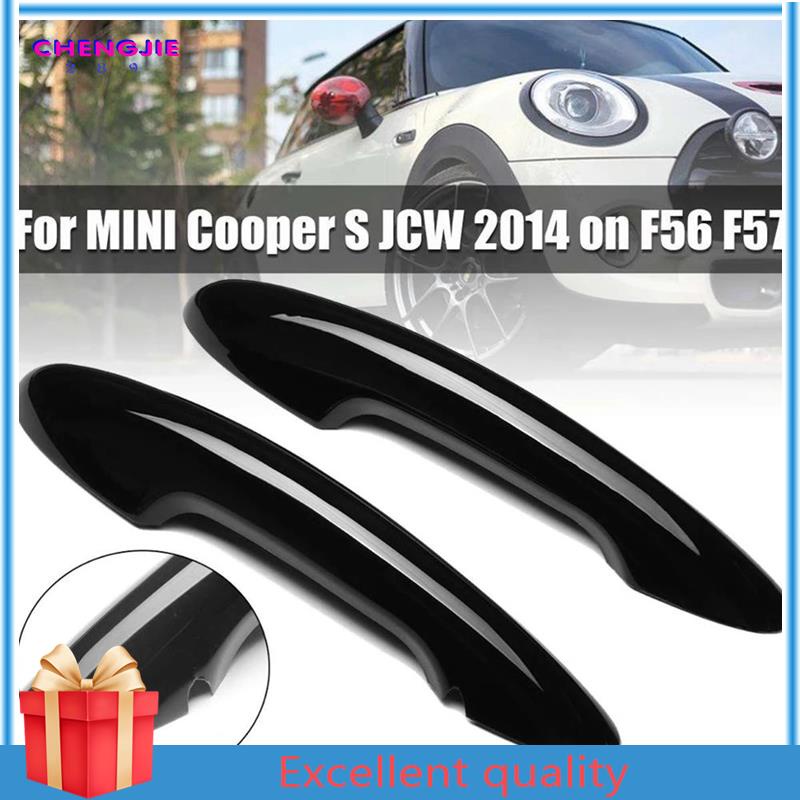 【chengjie289】Gloss Black Exterior Door Handle Cover for MINI Cooper R50