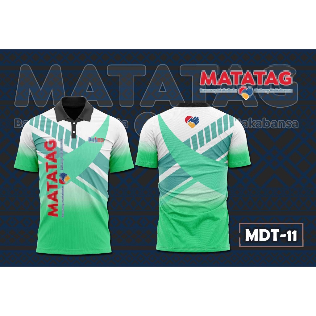 MATATAG UNIFORM SUBLIMATION DEPED BADGE TSHIRT FOR MEN AND WOMEN POLO ...