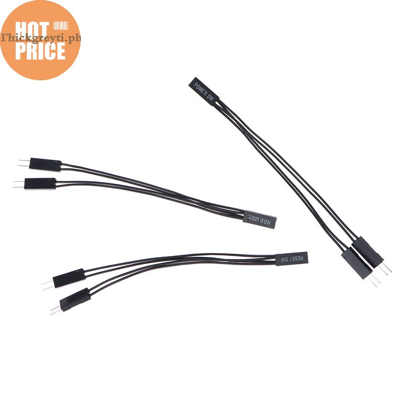 GRAYTI Motherboard Switch Power SW/RESET SW/HDD LED /Power LED 1 To 2