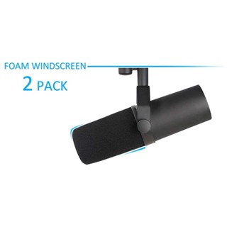 Filtre Anti-pop Pour Shure SM7B - Mousse Haute Densité, Réduction Plosives, Lavable, Micro Podcast