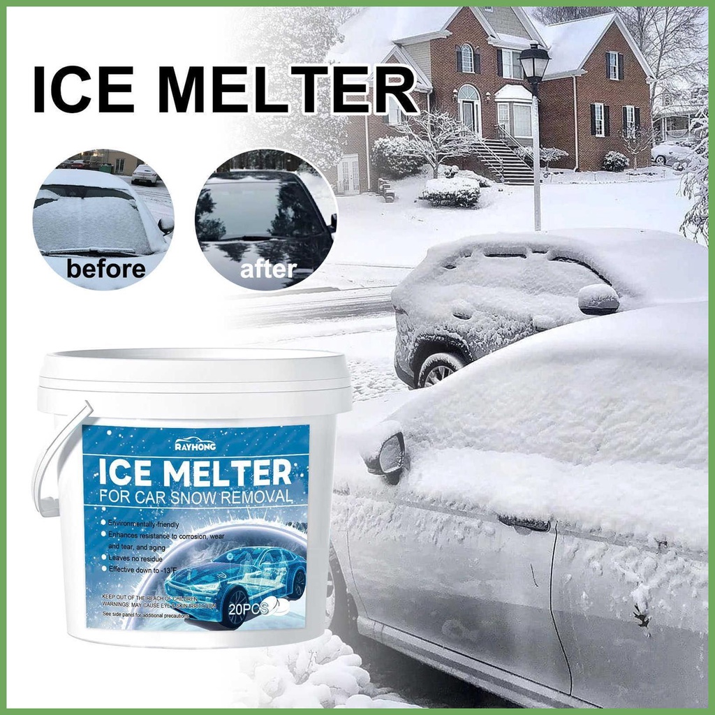 Ice Melt Pet Safe Snow Melter Tablets For Snow Removal And Driveway