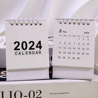 Calendar Small Desk Calendar Simple Desk Coil Calendar Office Paper  Calendar 