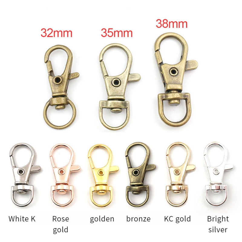 10 PCS Key chain Key Hook buckle Alloy dog buckle hardware accessories ...