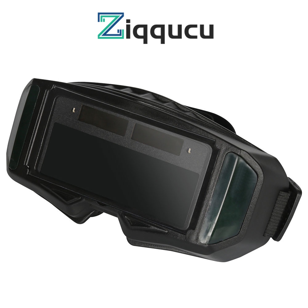 ZIQQUCU Headwear Automatic Dimming Welding Goggles Large View True ...