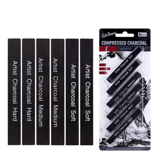 Worison Charcoal Pencils Drawing Set - 12 Pieces Soft Medium and Hard