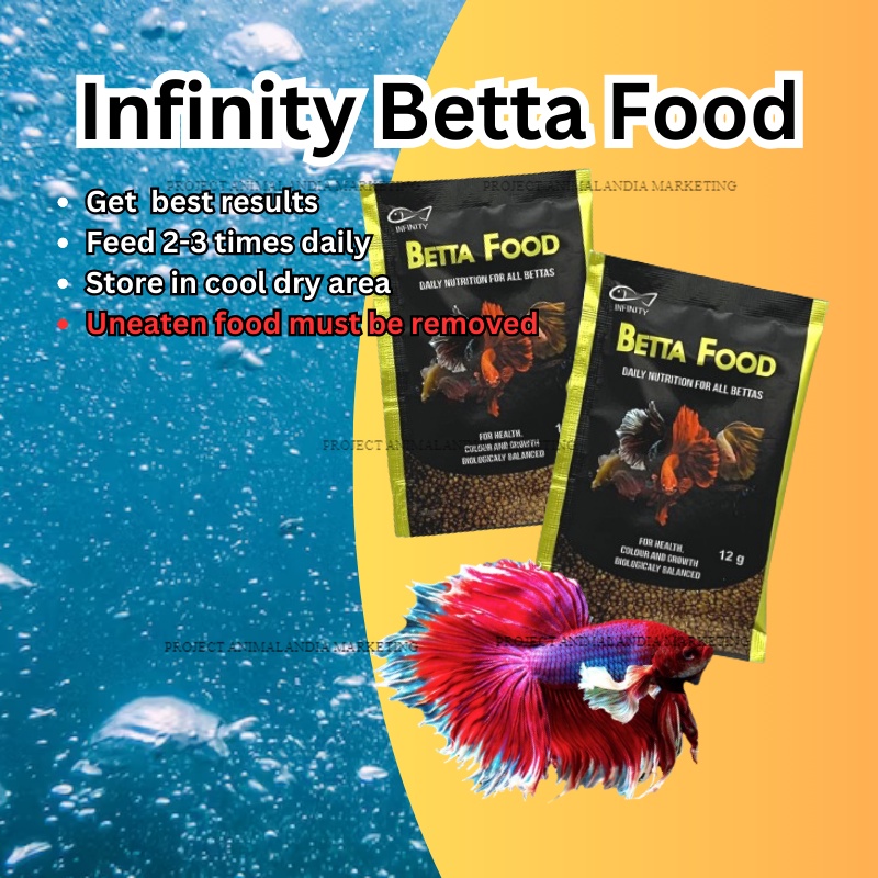 Infinity Betta Food - High-Protein Pellets for Daily Nutrition ...