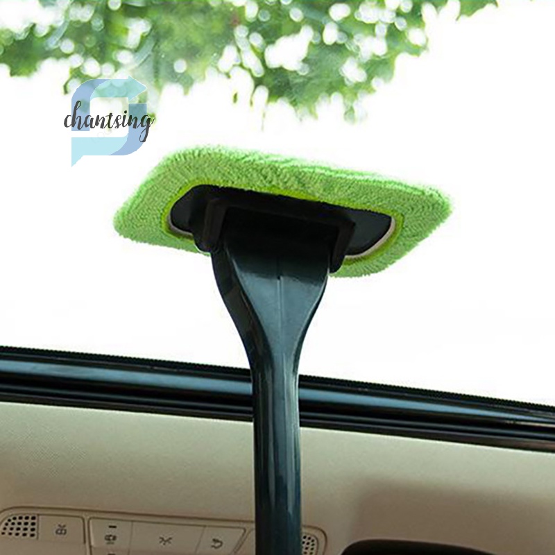 Chantsing> Car Window Cleaner Brush Kit Windshield Cleaning Wash Tool  Inside Interior Auto Glass Wiper With Long Handle Car Accessories new
