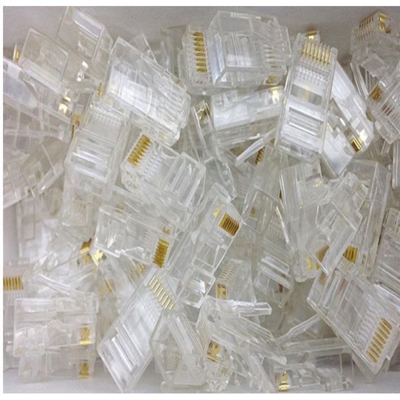 Rj45 Class 5 8P8C Network Crystal Head Super 5 COB Crystal Head 8 Core ...