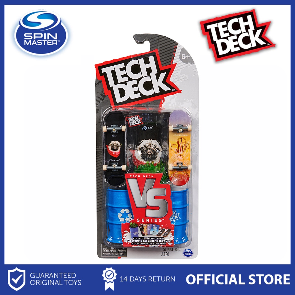 Tech Deck Versus Series Fingerboard Kit Mini Skateboard with ...