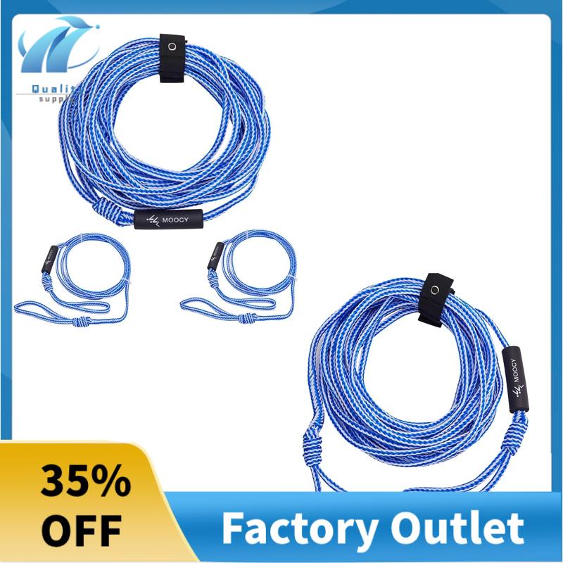 Superb Moocy Water Ski Tow Rope for Tubing 13 Rider, Heavy Duty Boat