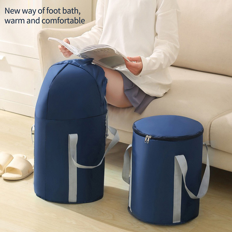 Moneyc With Handle Foot Soaking Bag Foldable Foot Tub Portable Bath Bag ...