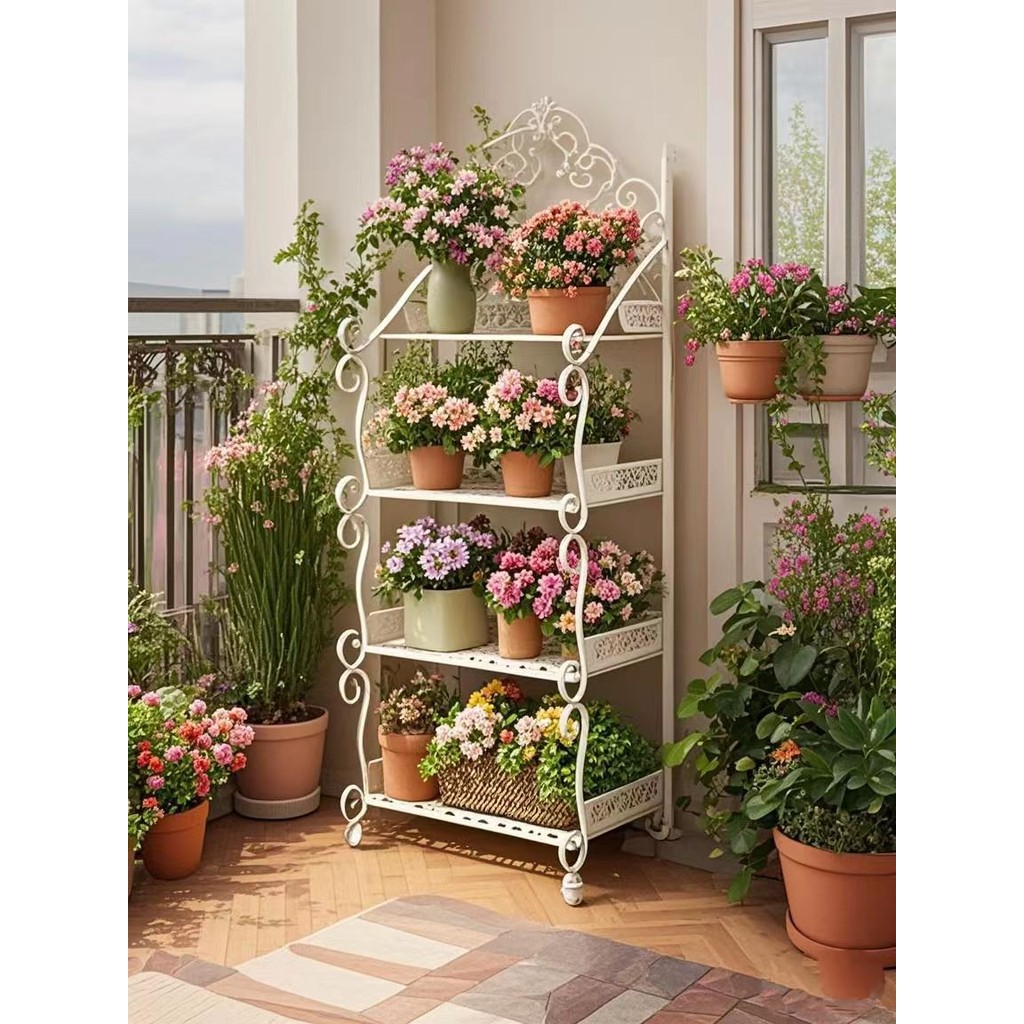 Simple bookshelf, living room storage rack, floor standing multi-layer ...