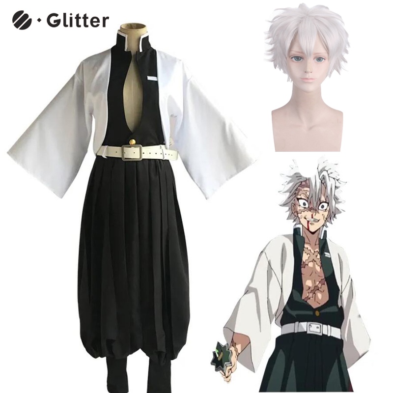 Anime Demon Slayer For Men Cosplay Costume Kimetsu No Yaiba Sanemi ...