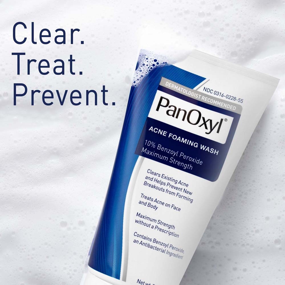 PanOxyl 56g)Facial Cleanser/Acne Creamy Wash 4 Benzonyl Peroxide 170g