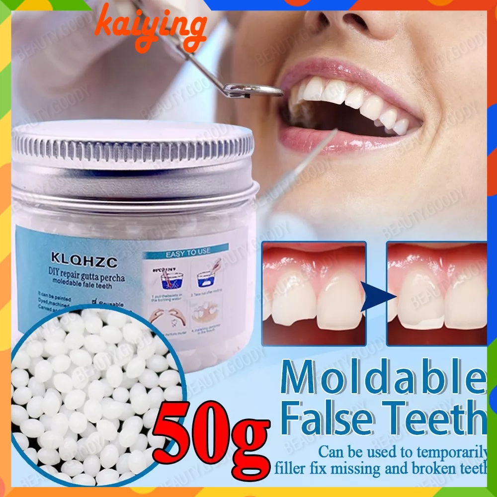 50g Temporary Tooth Repair Kit Teeth and Gaps Moldable Falseteeth Solid ...