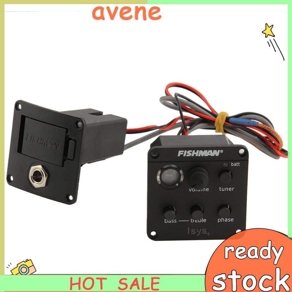 ISYS+ Acoustic Guitar 4band EQ Equalizer Onboard Preamp Piezo Pickup