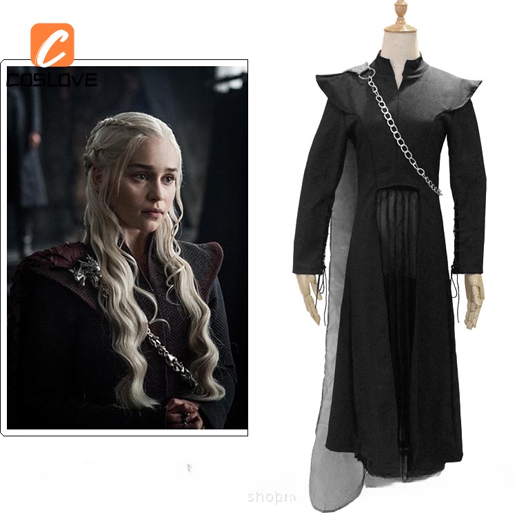 Thrones Season 7 Daenerys Targaryen Dress Ver. 2 Cosplay Costume