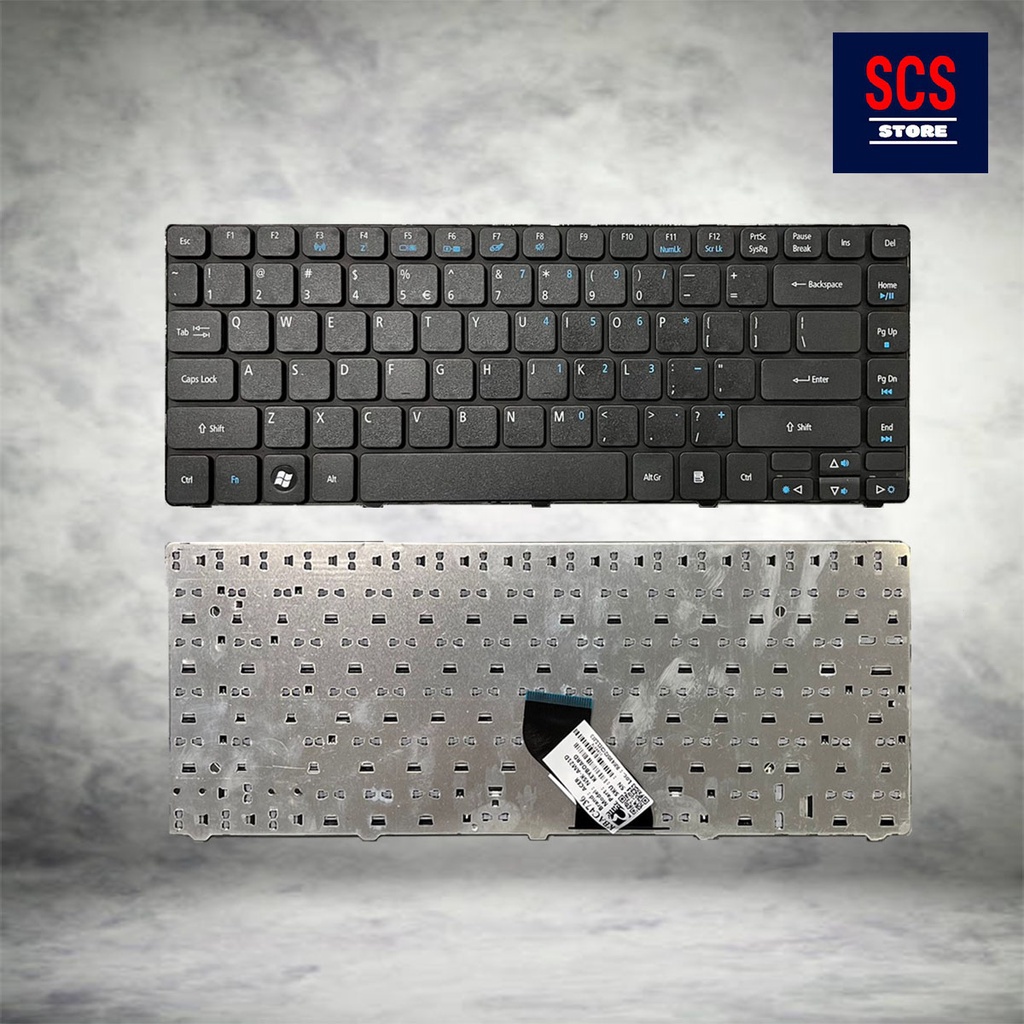 thumbnail interactive-video image 1 of Spanish Keyboard For Acer Aspire 4739, 4740, 4750, 4551, 4535, 4752 – Full Replacement 1 of 4