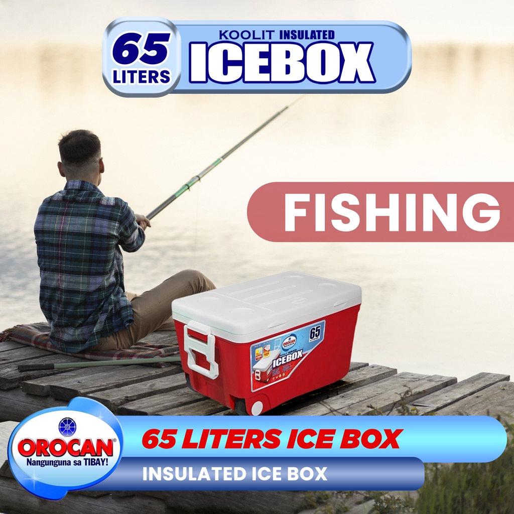Orocan Ice Box: 65L & 45L Insulated Ice Chests with Free Ice Scooper ...