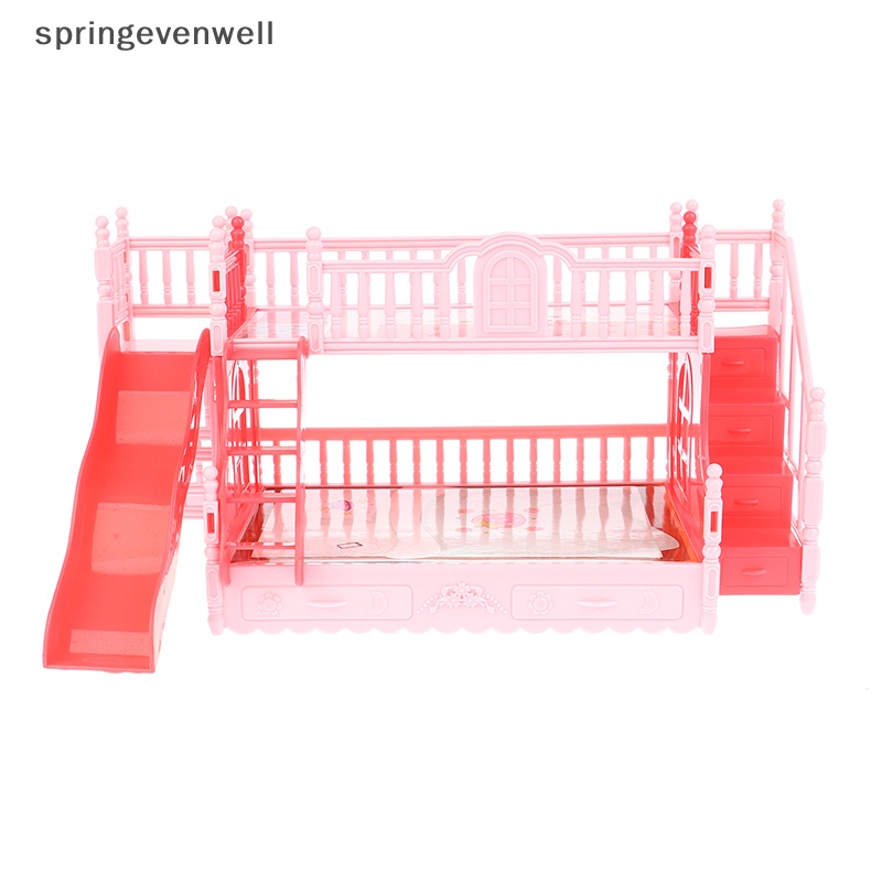 Barbie bunk bed with slide hotsell