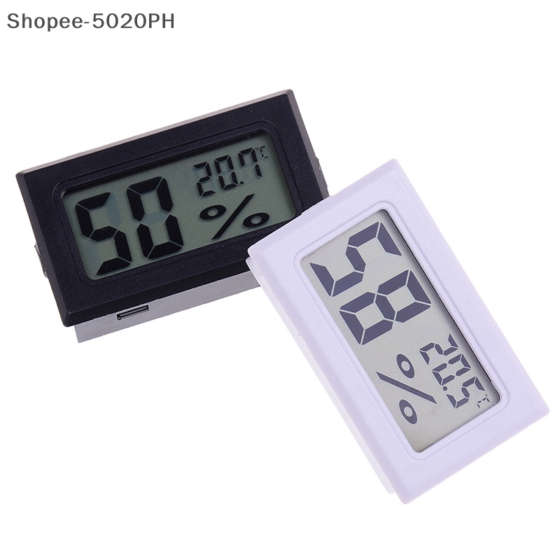  Hardware Small size digital lcd thermometer hygrometer humidity