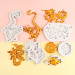 A New Chinese Dragon Silicone Mold Diy Baking Cake Decoration