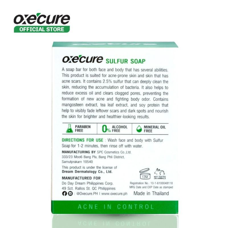 ♞Oxecure Sulfur Soap (30g) | Shopee Philippines