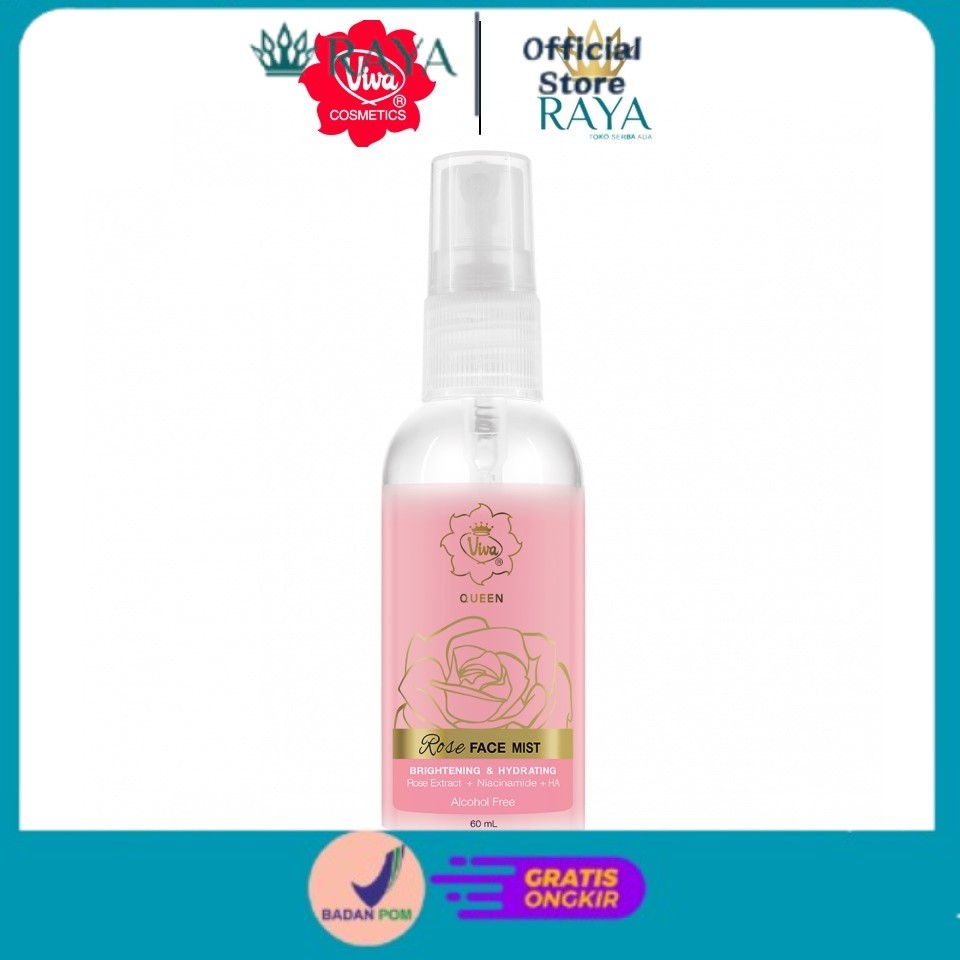 Raya VIVA Queen Rose Face Mist 60ml | Shopee Philippines