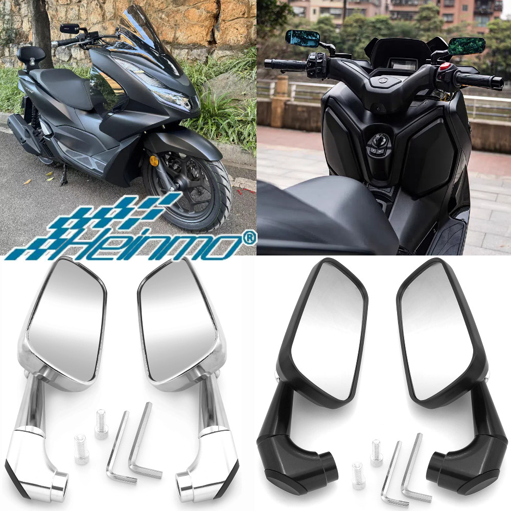 For HONDA PCX 160 Rearview Side Mirror YAMAHA XMAX 300 NVX155 Rearview ...