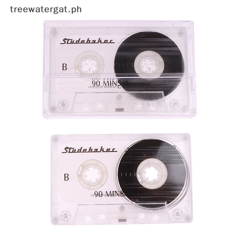 TEGAT Blank Transparent Tape Homemade Metal Reel To Reel Music Audio  Standard Recording 90 Min Blank Cassette Tape PH